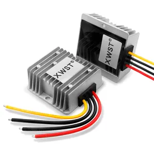 Regulador de voltaje XWST 12V a 19V DC convertidor de aumento 1-28A Boost Power 19V Boost Module DC transformador adaptador para coche