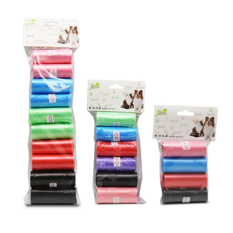 Wholesale Custom Printed Pet Dog Poop Bags Dog Waste Bags