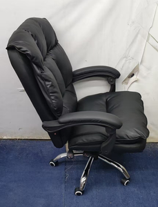 Silla de oficina ejecutiva de diseño moderno con respaldo alto ALINUNU, muebles de oficina de lujo ergonómicos Boss, giratoria cómoda para ejecutivos - Product Image 3