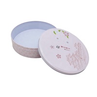 Boîte en métal écologique ronde pour thé, biscuits, chocolat, bonbons, boîte cadeau personnalisée en métal, emballage en métal