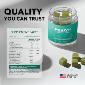 Gummies Revitalisantes à la Mousse de Mer et Poudre de Perle, Saveur Citron Baies, <span class=keywords><strong>Vitamine</strong></span> E <span class=keywords><strong>Liposomale</strong></span>, <span class=keywords><strong>Vitamine</strong></span> <span class=keywords><strong>C</strong></span>, Aloe Vera, Bien-être Corporel Global, Vente en Gros OEM - Product Image 2