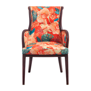 Di alta qualità stile Vintage <span class=keywords><strong>italiano</strong></span> in acciaio gamba Wingback Design sala da pranzo sedie con braccio - Product Image 3
