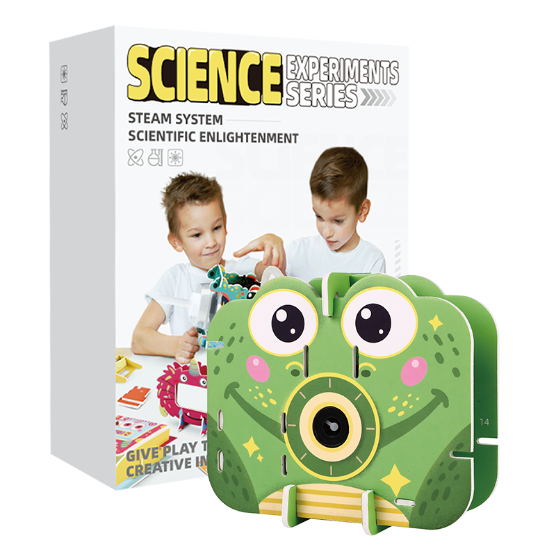 Educational Cartoon Bubble Machine DIY Toy