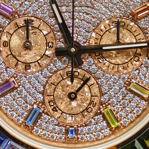 Reloj de Lujo con Diamantes Moissanite VVS, Función de Cronómetro y Movimiento Mecánico Totalmente Automático para Hombre - Product Image 6