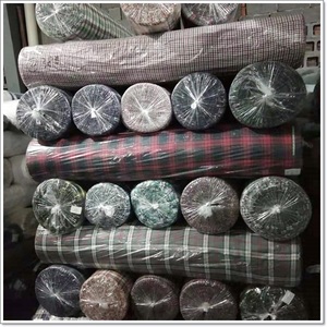 Lot de stock de <span class=keywords><strong>tissu</strong></span> de chemise à carreaux 100 % coton teint en fil de haute qualité, fabriqué en Chine, <span class=keywords><strong>fournisseur</strong></span> à Keqiao - Product Image 5