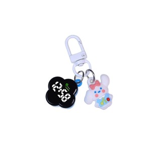 Nouvelle montre porte-clés numérique LED trèfle à quatre feuilles en acrylique, lumineuse, tactile, étanche, personnalisable pour étudiant, pendentif <span class=keywords><strong>de</strong></span> sac à dos, <span class=keywords><strong>de</strong></span> table - Product Image 5
