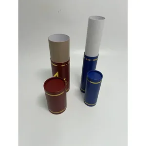 Porte-diplôme en papier, tube en cuir, personnalisation sur mesure - Product Image 1