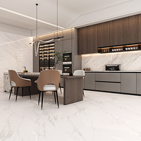 Carrelage en porcelaine imitation marbre blanc grec Kasi 900x1800mm, motif continu sur 4 faces, moderne, imperméable, antidérapant, pour sol, salle de bain, villa