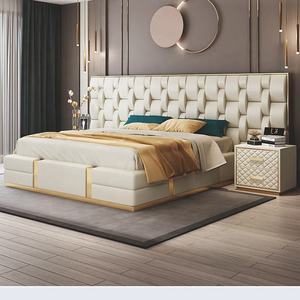 Offre Spéciale en gros bon marché et bon pays gothique King Size Mid Sleeper <span class=keywords><strong>Alaskan</strong></span> Hotel lit rembourré en velours tufté - Product Image 3