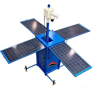 Torres de Vigilancia Solares Portátiles, Unidad de Seguridad Solar Móvil, Caja CCTV para Vigilancia de Día Completo - Product Image 1