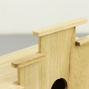 Usine en gros conception personnalisée logo personnalisé jardin extérieur décoratif grand nid d'oiseau en bois maison d'insecte en bois - Product Image 2