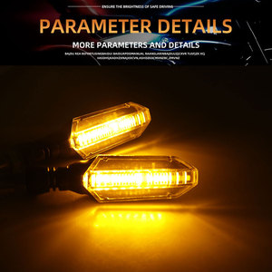 Clignotant LED jaune Ltleap pour <span class=keywords><strong>Suzuki</strong></span> Kawasaki Yamaha, système de position avant, <span class=keywords><strong>mini</strong></span>-motocyclettes 12 - Product Image 5
