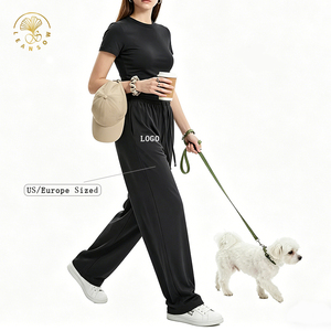 <span class=keywords><strong>Pantaloni</strong></span> da Corsa Traspiranti per Ambienti Produttivi, Stile Versatile, Silhouette Lusinghiera, Tessuto Leggero, <span class=keywords><strong>Pantaloni</strong></span> Casual - Product Image 1