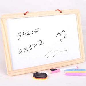 <span class=keywords><strong>Pizarra</strong></span> <span class=keywords><strong>magnética</strong></span> de doble cara para niños, tablero de escritura colgante - Product Image 1