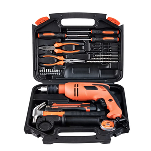 Electric Drill <b>Tool</b> <b>Set</b> 1/2 In Cordless Combination Kit Home Maintenance - Product Image 1