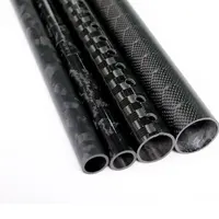 Professional Custom Thickness Carbon Fiber Tube, Pole, 3 K