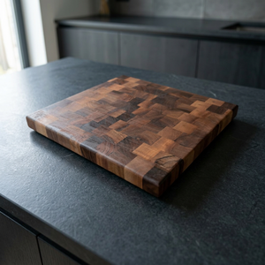 Planche à découper rectangulaire en bois de manguier fabriquée à la main planche à découper en bois dur naturel durable plateau de service de cuisine rustique - Product Image 1