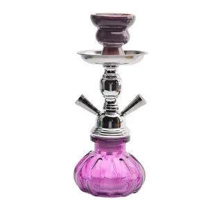 Smoking Accessories Wholesale Small Size Glass Alfa Hookahs Tobacco Portable Arabian Shisha Hookah