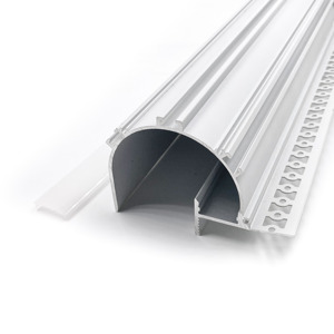 Cho Trần Tủ Tuyến Tính Đèn Alu Kênh Hồ Sơ Đùn Tản Nhiệt PC Khuếch Tán Cove Lõm LED Nhôm Hồ Sơ - Product Image 2