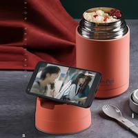 1000ML Edelstahl Isolierter Speisebehälter Auslaufsicher Tragbarer Thermobehälter für Suppe Mittagessen Outdoor Großhandel