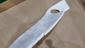 Fireproof 120*380 Fiberglass Needled Mat for Exhaust <b>Pipes</b> OEM Thermal Insulation <b>Pad</b> for Automotive Engine <b>Heat</b> Management - Product Image 4