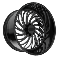 Jantes de camion forgées polies à rebord profond personnalisées SL 28X12 30X12 20X14 26X14 avec 6X139.7 8X170 pour Chevy Silverado 1500 Ford F250