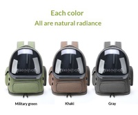 Sac à dos pour animaux de compagnie en matériau PC, respirant et portable, type capsule spatiale, grande capacité, sac de transport pour voyages en plein air pour chats et chiens jusqu'à 7 kg