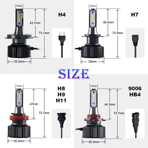 16000Lumens Siêu Sáng Faros <span class=keywords><strong>Led</strong></span> H7 Công Suất Cao <span class=keywords><strong>9005</strong></span> 9006 H11 Đèn Pha H4 <span class=keywords><strong>Led</strong></span> Xe Đèn - Product Image 5