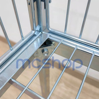 Portable Moderne Style MC MC-PC10A Magasin De Détail Maille Table D'affichage Traitement De Surface De Zinc Fil Poubelle 200kg Capacité Promotion