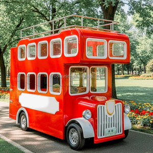 <span class=keywords><strong>Bus</strong></span> touristique électrique à toit ouvert, à deux étages, type <span class=keywords><strong>bus</strong></span> londonien, 16/20 places, avec éclairage LED, pour parcs d'attractions - Product Image 3