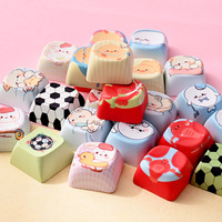 Keyboard key clicker, custom keycap, soccer ball, animal, cat, DIY, custom clicker, stress relief, fidget, keychain toy