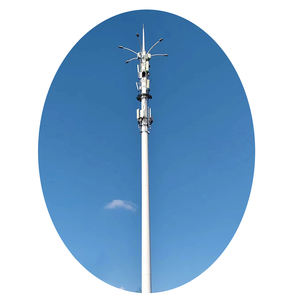 Neuer kunden spezifischer wind dichter, langlebiger, verzinkter Telekommunikations-Monopol turm - Product Image 4