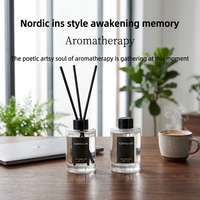 Diffuseur de roseaux en rotin sans feu de luxe liquide parfum Durable durable aromathérapie huiles essentielles verre matériel maison