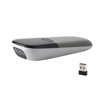 Durable 2,4G Mini Wireless BT 2D Escáner de código de barras para Android Tablet PC Lector de código QR de mano portátil
