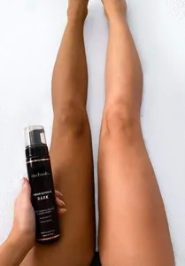 Mousse de bronzeamento profissional de marca própria espuma orgânica para bronzeamento de coco acelerador falso auto-spray