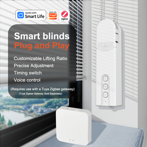 Cadena de Persianas Enrollables Motorizadas, Controlador de Motor, Cadena de Cuentas para Dormitorio, Sala de Estar, Balcón, Patrón Vertical Digital, Wi-Fi Tuya - Product Image 1