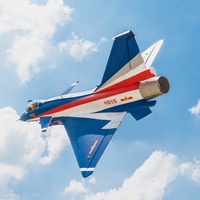 FMS EDF Jet 64mm J 10 avion de chasse télécommandé PNP partie avion RC avion professionnel J10 avec Reflex V3 Dragon vigoureux
