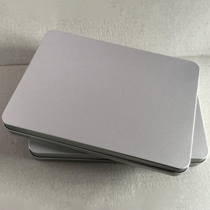 Boîtes de rangement rectangulaires personnalisées en aluminium écologique avec couvercle coulissant et couvercle à charnière de couleur premium pour artisanat et aquarelle - Product Image 1