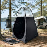 Cabine de toilette portable pliable, cabine de change pop-up, tente d'intimité, tente de douche de camping imperméable pour l'extérieur