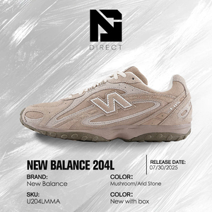 Zapatos New Balance 204L 'Mushroom Arid Stone' para Hombre, Estilo Deportivo, Punta Redonda, con Cordones, Transpirables, para Todas las Temporadas - Product Image 6