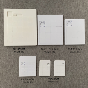Jeu de puzzle coulissant miniature en plastique personnalisé OEM, impression promotionnelle, blocs mobiles carrés, puzzle coulissant vierge - Product Image 6