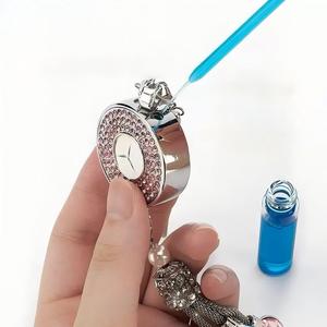 Pendentifs diffuseurs de parfum pour <span class=keywords><strong>voiture</strong></span>, longue durée, parfum léger, huiles essentielles, avec incrustation de strass, vente en gros - Product Image 3