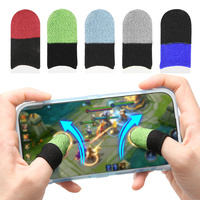Manchettes de jeu mobile, protège-doigts respirants anti-transpiration pour écran tactile, gants fins antidérapants pour jeux sur téléphone
