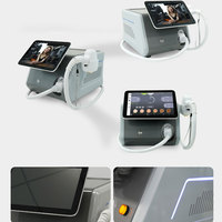 Laser à Diode Portable 755mm 808mm 1064mm Laser Permanent Épilation Machine Épilation Laser