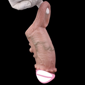 Funda realista de 5 pulgadas para agrandar el pene, para hombres, mejora la eyaculación y retrasa la eyaculación precoz. - Product Image 6