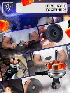 Bol de narguilé en silicone oblako russe shisha en caoutchouc, bol de narguilé en silicone propre entonnoir porte-tabac accessoires de chicha - Product Image 5