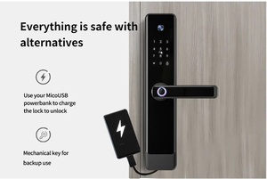 Peephole Camera Innscreen Smart Lock 7068 Video Remote Unlock Tuya WiFi 6068 5572 6085 Card Code Fingerprint Digital <strong>Door</strong> Lock - Product Image 5