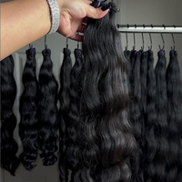 Lot de cheveux vierges 15A, donneur unique, cuticules alignées, ondulation naturelle, 100g, double trame machine, toutes les couleurs, fournisseur