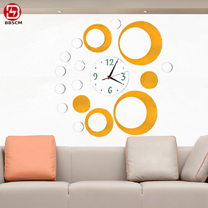 Accessori per la Casa Fai-<span class=keywords><strong>da</strong></span>-Te, Adesivi Murali a Specchio 3D in Acrilico, Orologio <span class=keywords><strong>da</strong></span> Parete <span class=keywords><strong>di</strong></span> <span class=keywords><strong>Design</strong></span> Moderno e Lussuoso - Product Image 5