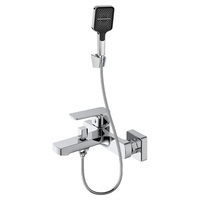 Ensemble de robinet à double usage en laiton de haute qualité pour ensemble de douche de robinet de salle de bain et robinet de baignoire